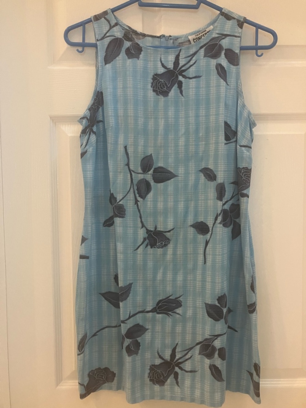 California Concepts light blue floral dress